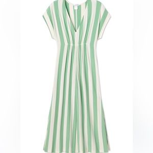 Lake- NWOT DreamKnit Caftan in Grass Stripe size M
